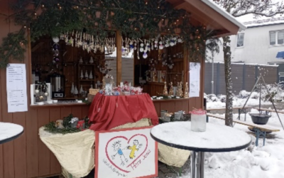 Der Herz-Jesu Kindergarten auf dem Büchenbacher Weihnachtsmarkt 2023